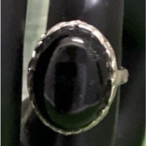 Baltic amber Cherry red Adjustable shank Decorative bezel  Marked 925